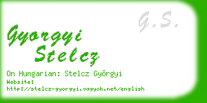 gyorgyi stelcz business card